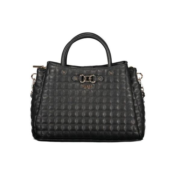 Guess Jeans Black Polyurethane Women Women's Handbag